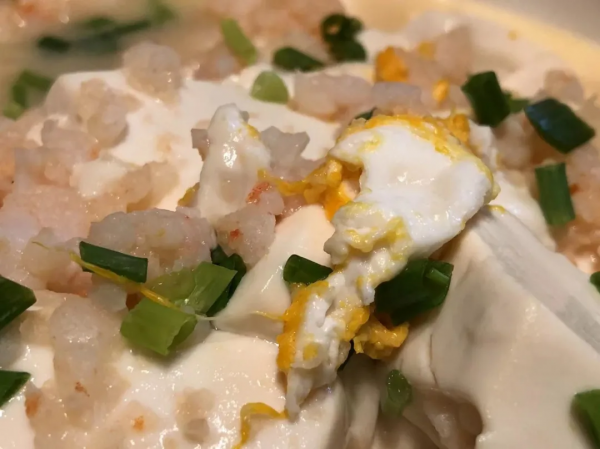 潮爸9月20日午餐記錄，仔姜炒鮑魚、嫩豆腐蝦泥雞蛋羹、自制叉燒