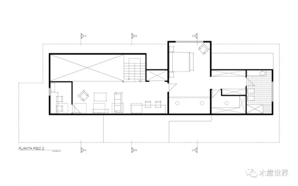 風景與陽光在屋裡匯合，原野中的 Haus III木屋住宅