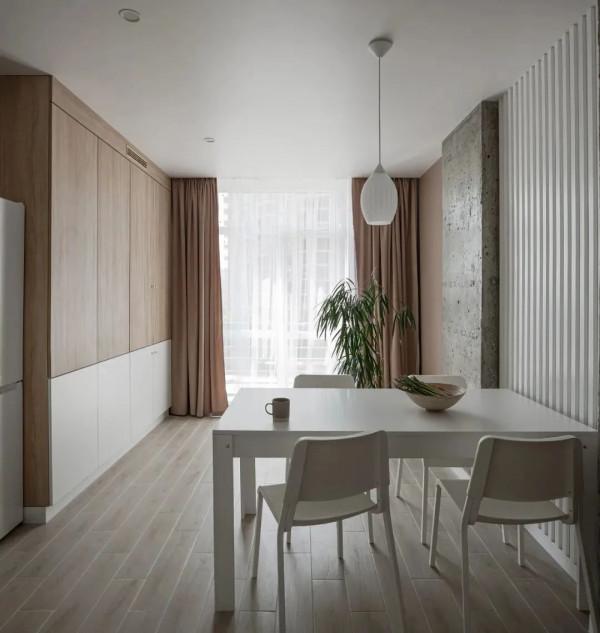 45㎡太擁擠？他拋棄客廳，把空間全給餐廳和廚房，太智慧了