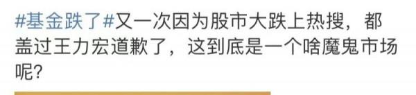 “基金跌了”又一次衝上熱搜！基金大跌後該做些什麼？