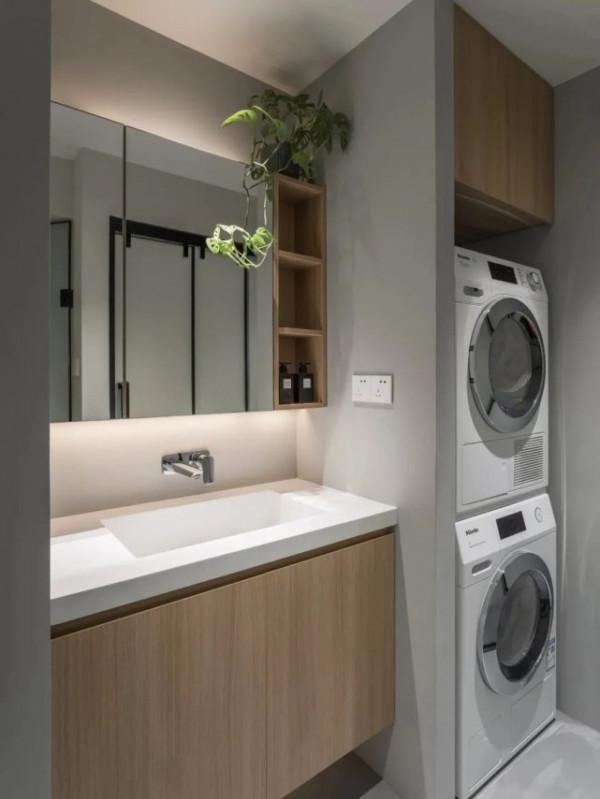 92㎡兩室原木風，入戶鏤空玄關，全開放式餐廚廳，雙蹲便&plus;三分離