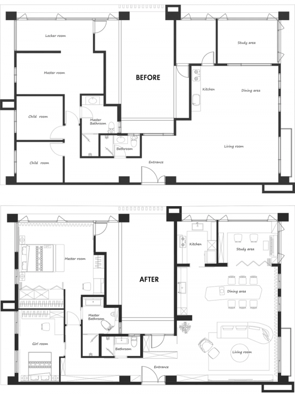 152m²現代美式,典雅中帶著淡淡的奢華與溫馨 152m²現代美式,典雅中帶著淡淡的奢華與溫馨