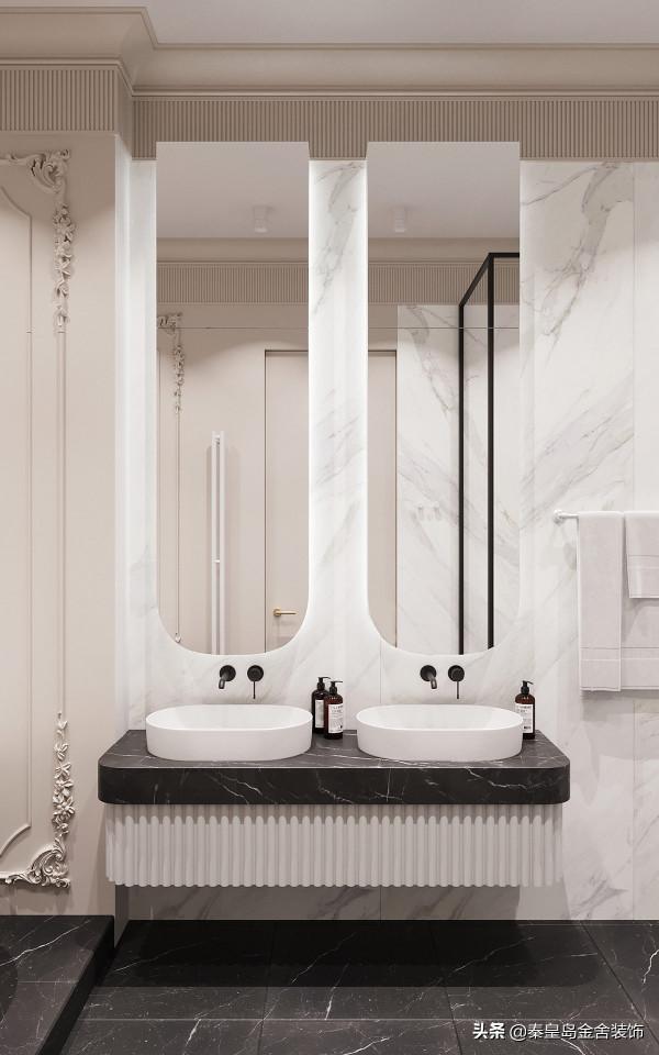 新古典主義室內拼接有鼠尾草綠和粉紅色裝飾,打造這套精緻的公寓 新古典主義室內拼接有鼠尾草綠和粉紅色裝飾,打造這套精緻的公寓