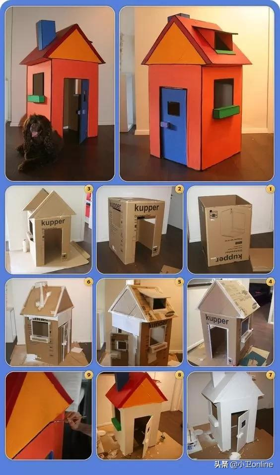 多款超級精緻手工房子，和娃一起造個別致的“新家”吧