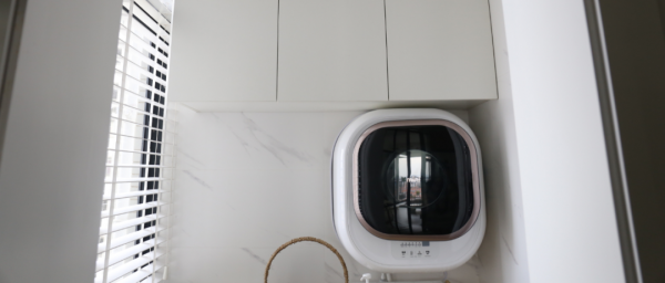 只要1.4㎡，給你一個洗烘收納+顏值線上的多功能陽臺