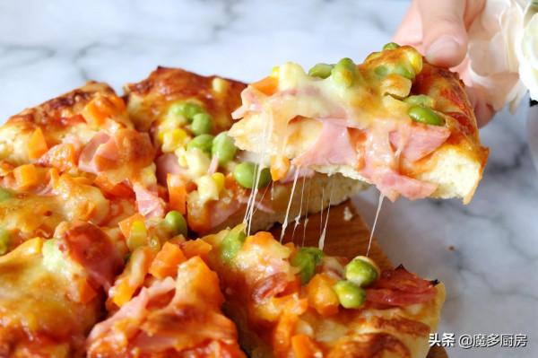 孩子要吃披薩,媽媽早起動手做,香軟拉絲簡單易做,油糖鹽全省了 孩子要吃披薩,媽媽早起動手做,香軟拉絲簡單易做,油糖鹽全省了