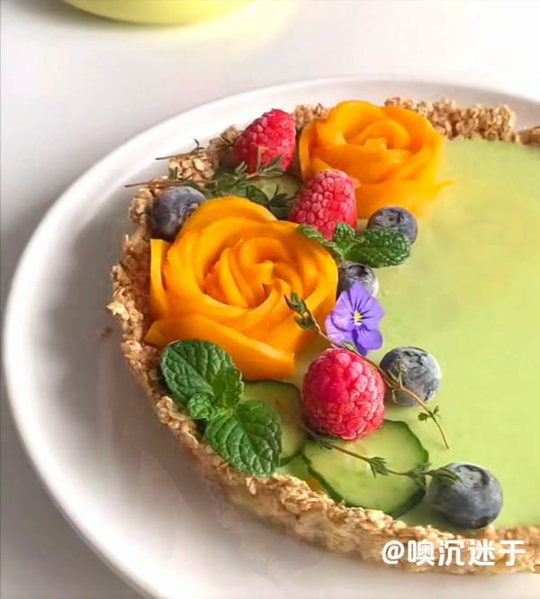 減脂必備顏值超高的牛油果燕麥撻