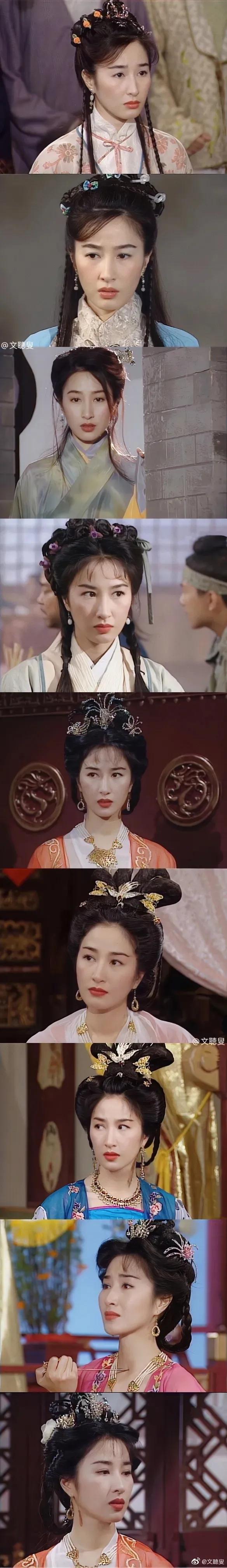 爸媽那個年代古裝扮相就是這樣啊，每個姐姐都好看