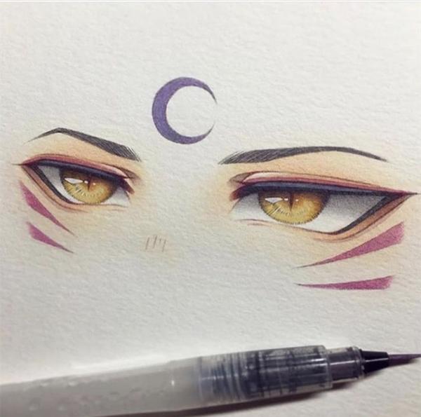 畫師展示出畫人物眼睛的專業畫筆,這下可以給自己畫不好找理由了 畫師展示出畫人物眼睛的專業畫筆,這下可以給自己畫不好找理由了