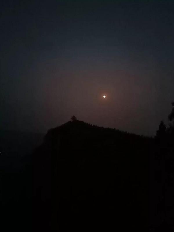 和父親一起上墳