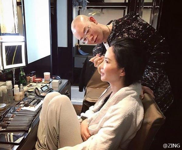 天后王菲和化妝師zing 天后王菲和化妝師zing