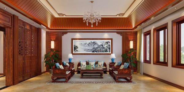 難怪中式風越來越流行，215㎡中式紅木別墅，處處都藏著高階感