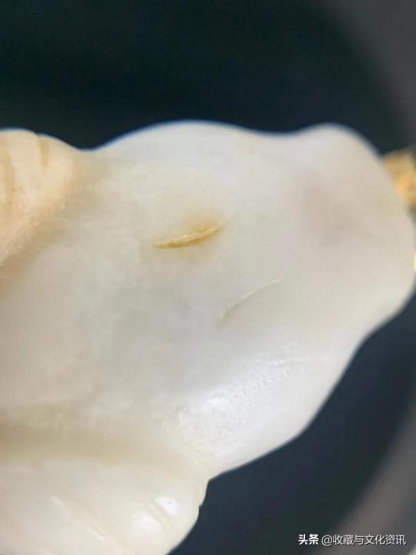 高古三才環配高古和田玉羊吊件鑑賞