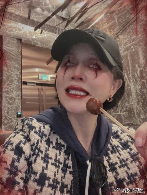 明星萬聖節裝扮：關曉彤變狐妖，歐陽娜娜扮兔子精，毛曉彤神還原