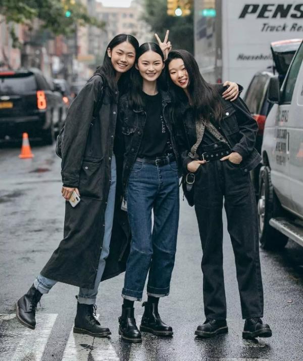 時髦炸了，一雙馬丁靴，輕鬆搞定多種穿搭