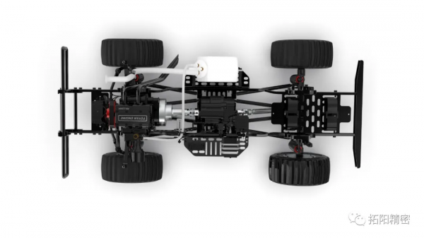百變動力推出首款微型雙缸四衝程發動機遙控汽車模型