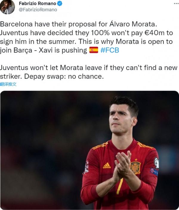 羅馬諾：巴薩已經報價尤文前鋒！西蒙尼暗示後防大將或重返英超