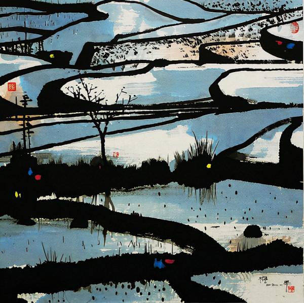 汪鈺元的彩墨畫,唯美詩意 汪鈺元的彩墨畫,唯美詩意