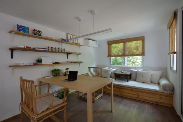 網友的112平自建度假房，還有一個讓人羨慕的大庭院