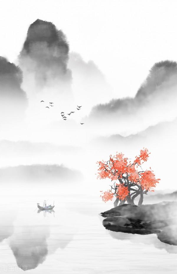 一眼心醉！古風水墨仙境圖。驚豔唯美中國風山水畫