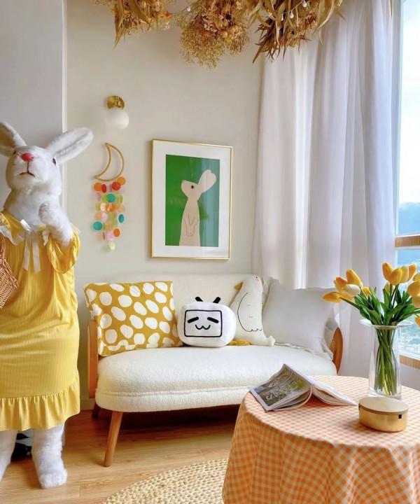 女主的89㎡新居，裝成了“童話小屋”的樣子，太治癒了