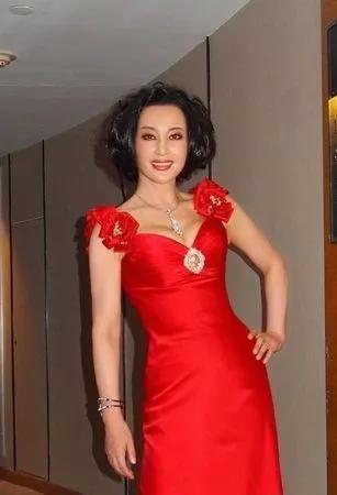 66歲的劉曉慶身穿一襲緋紅長裙盡顯嫵媚動人 66歲的劉曉慶身穿一襲緋紅長裙盡顯嫵媚動人