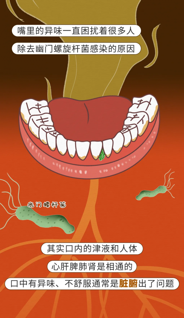 口苦肝堵，口甜脾黏，口酸胃翻：口中有異味是怎麼回事？
