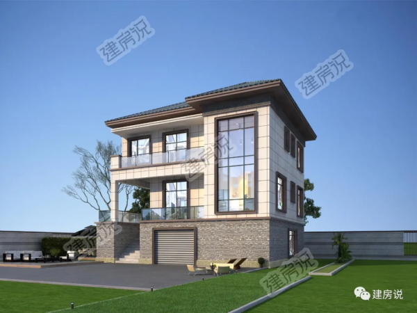 房子不求太大，這款121平的別墅就剛剛好，很溫馨