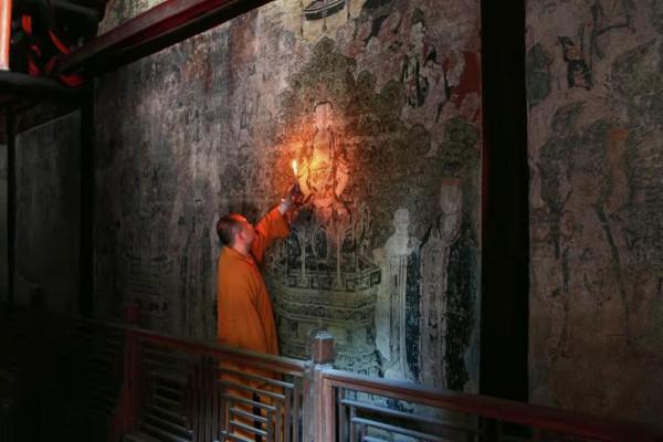 趣說德陽丨明代壁畫藏身廣漢龍居寺 張大千稱讚“有敦煌壁畫風格” 趣說德陽丨明代壁畫藏身廣漢龍居寺 張大千稱讚“有敦煌壁畫風格”