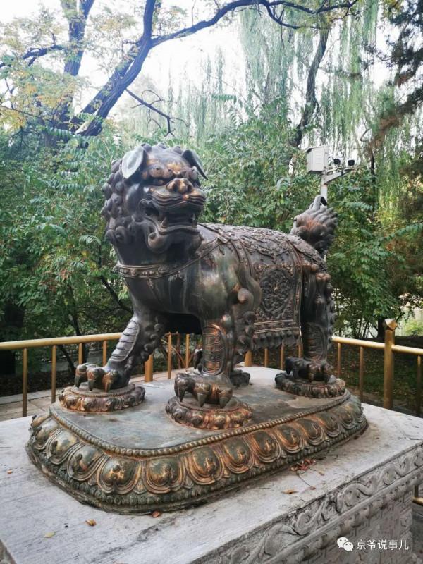 暢觀樓前的一對銅獸 百年前竟然能噴水 暢觀樓前的一對銅獸 百年前竟然能噴水