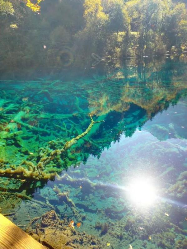 地震前的九寨溝 地震前的九寨溝