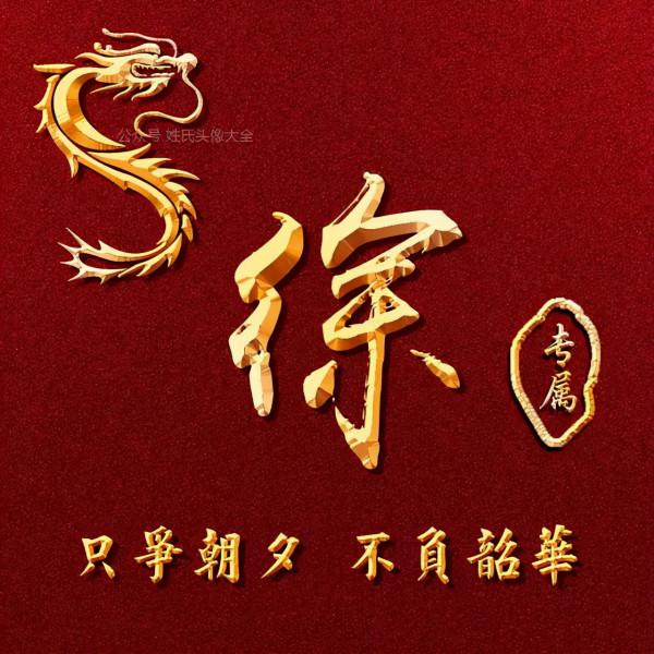 200張正能量姓氏頭像，張張精品，只爭朝夕 不負韶華