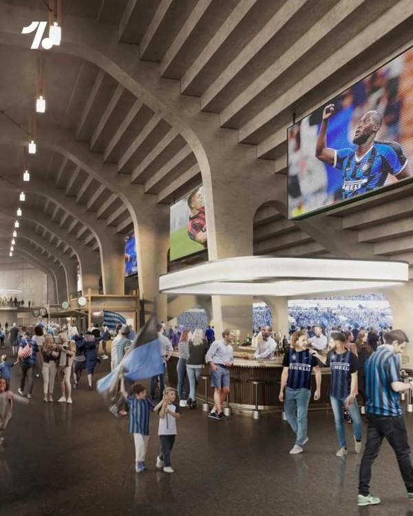 更多設計模擬圖曝光，米蘭新體育場將於2027年落成