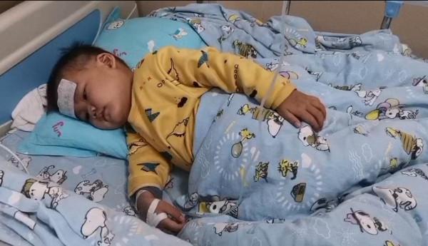 3歲男孩身上的10隻手，緊緊抓著的，是不能放過的希望