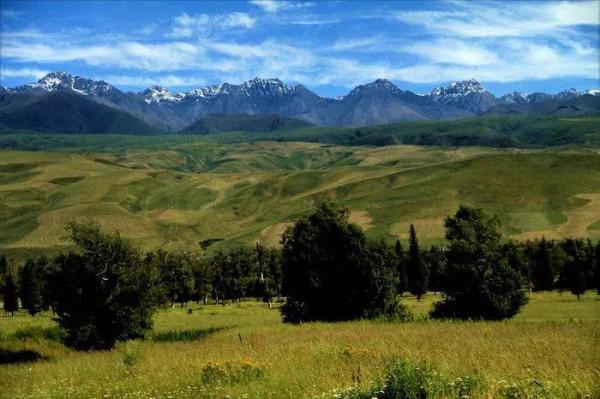 新疆那拉提草原風光 新疆那拉提草原風光