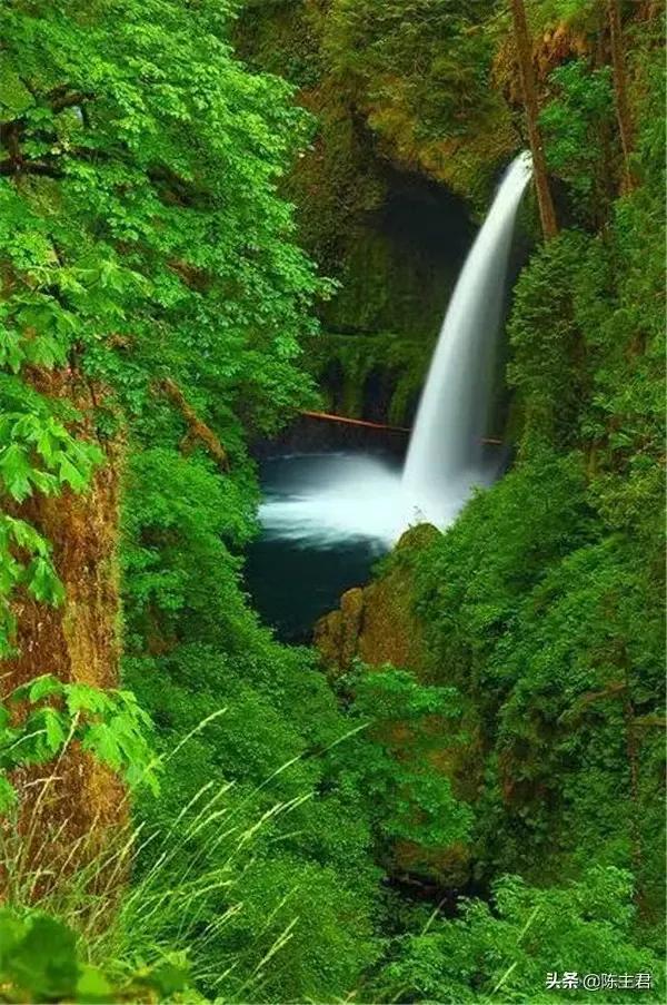 分享，最美瀑布，收藏了.