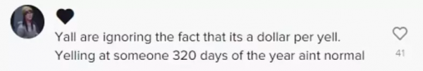 小哥拿了360美元當情人節禮物，女友每吼一次就扣1美元，最後剩40