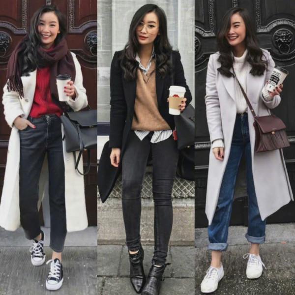 秋冬穿“長外套”才高階，3招化解顯矮難題，160也能穿出大長腿