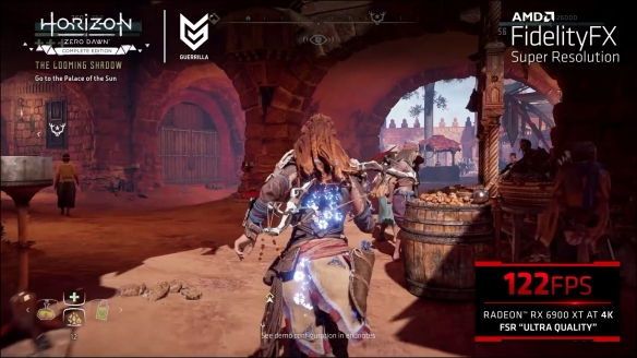 AMD展示FSR技術：《戰神》4K可57幀很流暢執行