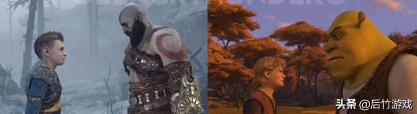 神還原！網友列舉了《戰神：諸神黃昏》和史萊克電影的相似場景