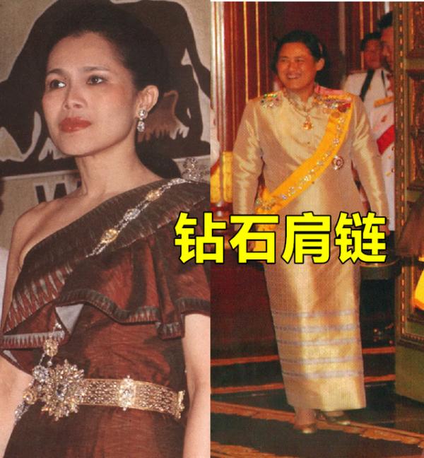 詩琳通僅戴過三樣珠寶，分別是肩鏈腰帶和披肩，件件都是傳世之寶