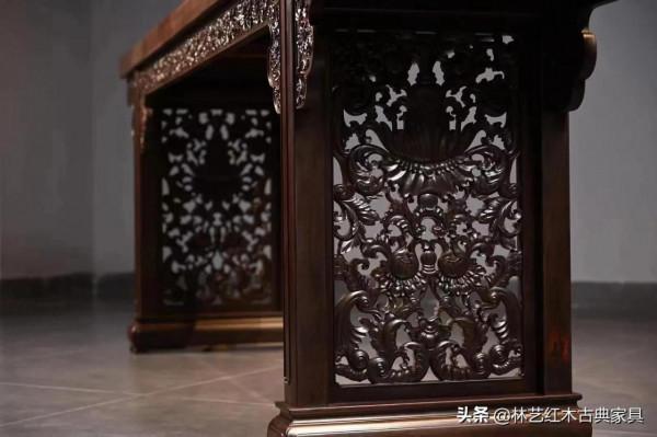 大紅酸枝西番蓮大平案