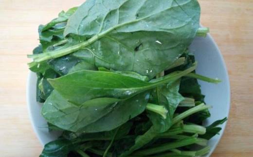 杏鮑菇炒菠菜雞蛋的家常做法