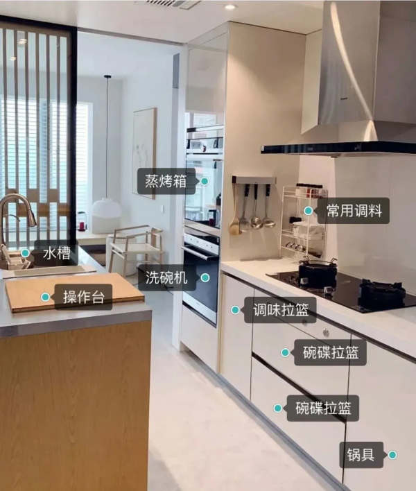 服！沒有沙發電視，60㎡住出120㎡的通透感