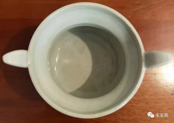 宋-元青白釉三足爐 宋-元青白釉三足爐