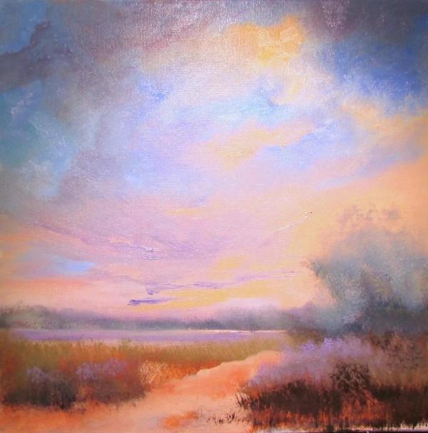 比利時女畫家伊芙&CenterDot;米勒粉彩畫中的天空之美，風景中最具情感