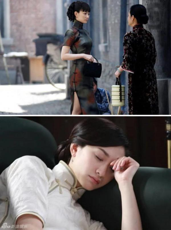 李小冉端莊大氣的旗袍秀