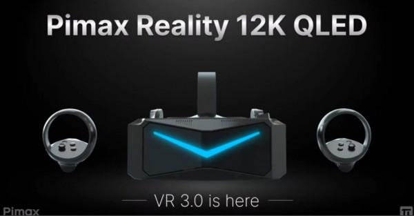 小派發布Pimax Reality 12K QLED，支援一體式VR和PC VR