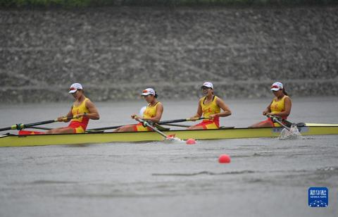 全運會-賽艇女子四人單槳無舵手決賽:聯合隊獲得冠軍 全運會-賽艇女子四人單槳無舵手決賽:聯合隊獲得冠軍