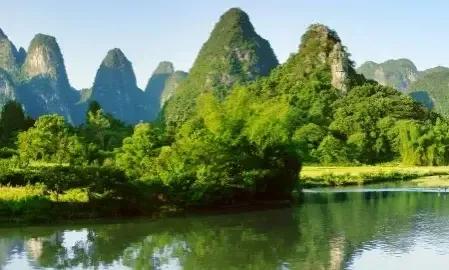 美！桂林山水甲天下 陽朔堪稱甲桂林 人間仙境美如畫 人間仙境